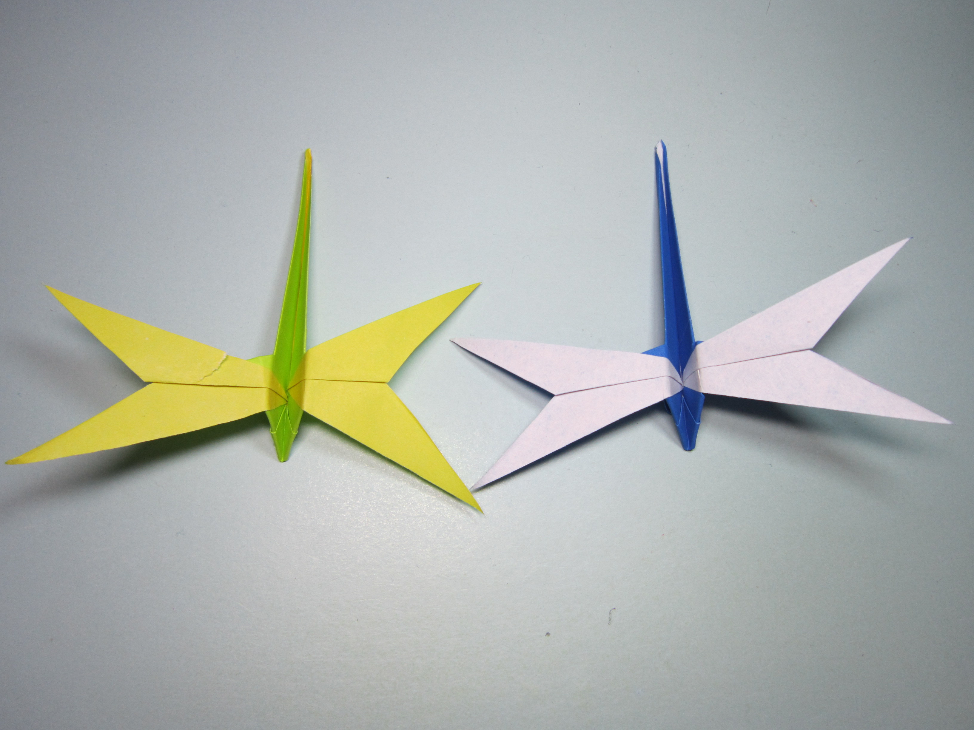 简单的小动物折纸,小蜻蜓的折法视频,DIY手工制作